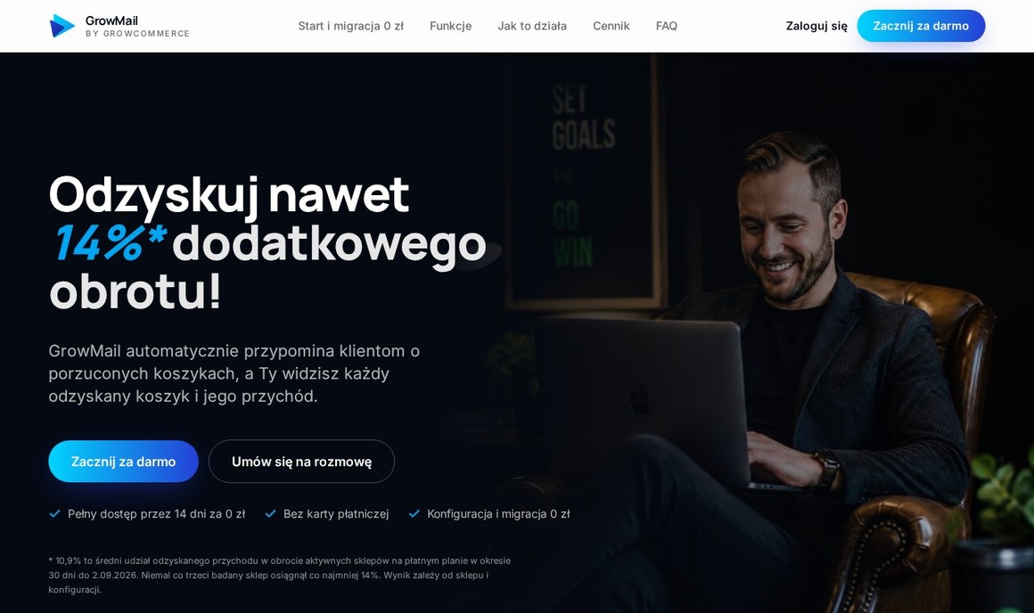 GrowMail — e-mail marketing i odzysk koszyka dla sklepu Shoper